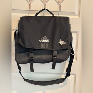 Adidas Black Messenger Bag USA YOUTH SOCCER.